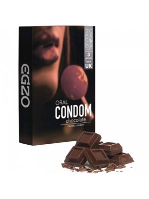 Smakowe zapachowe prezerwatywy egzo 3szt czekolada - image 2